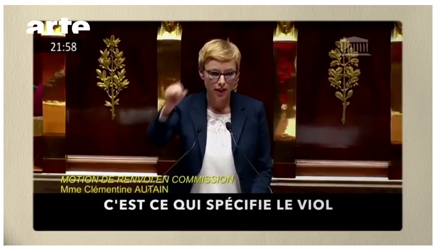 la députée insoumise Clémentine Autain