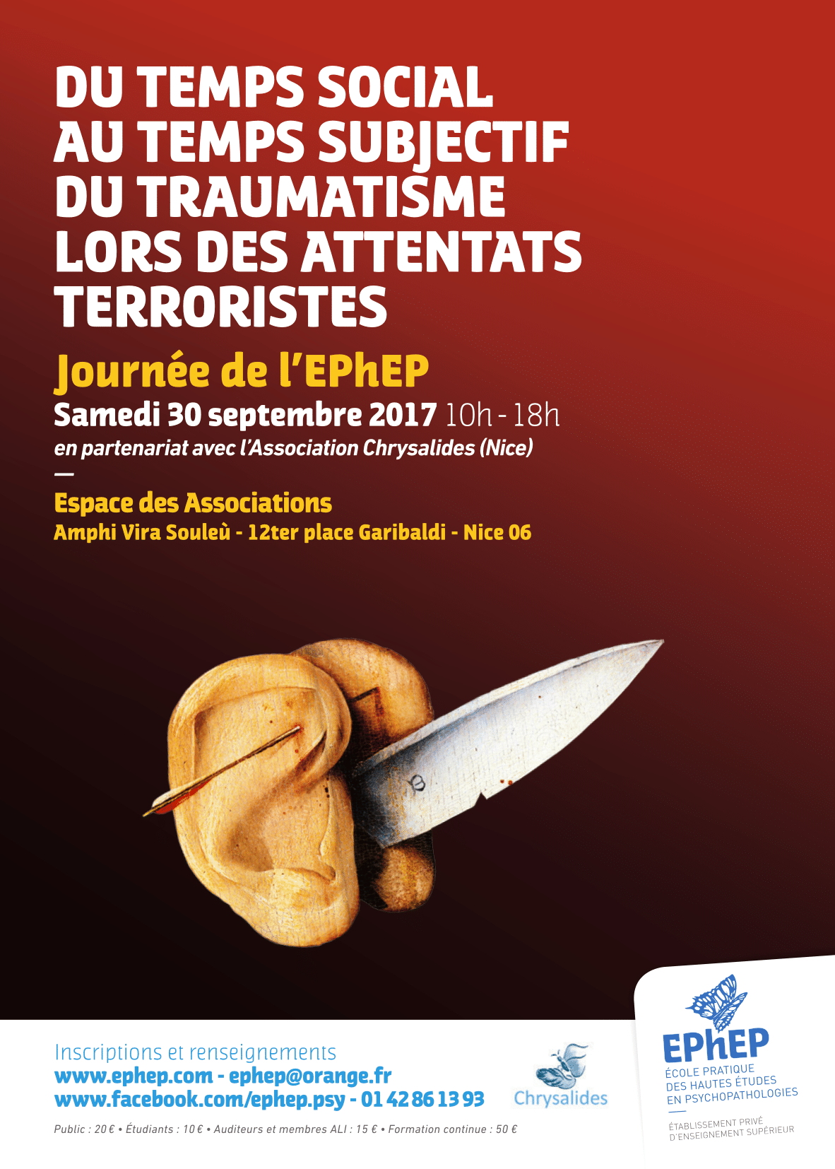 Conférence : Du temps social au temps subjectif du traumatisme lors des attentats terroristes